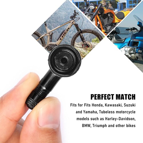 1PC Motorcycle Rim Elbow 90 Degree Angle Valve Wheel Tire Tubeless Valve Stems - Picture 9 of 12