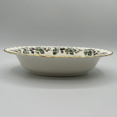 Royal Worcester ''Lavinia'' (Bone) 10.5'' Oval Vegetable Serving Bowl England