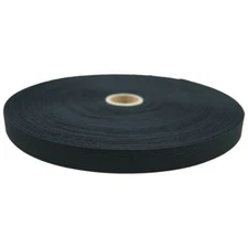 Black 2" 1.5 3/4" 1" " Nylon Webbing Medium Weight  Nylon Strap Black 