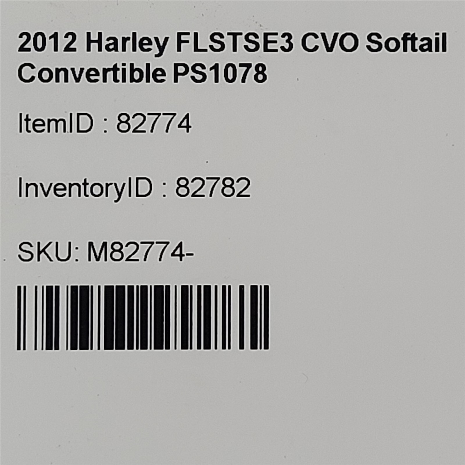 2012 Harley FLSTSE3 CVO Softail Chrome Ignition Coil Cover 31742 