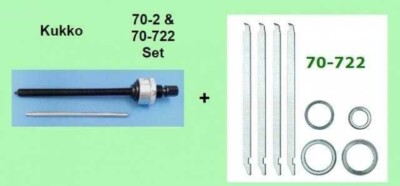 VW Type #1 Porsche 356 Wheel Bearing Puller 6306 Bearing KUKKO 70-2&70-722_SET