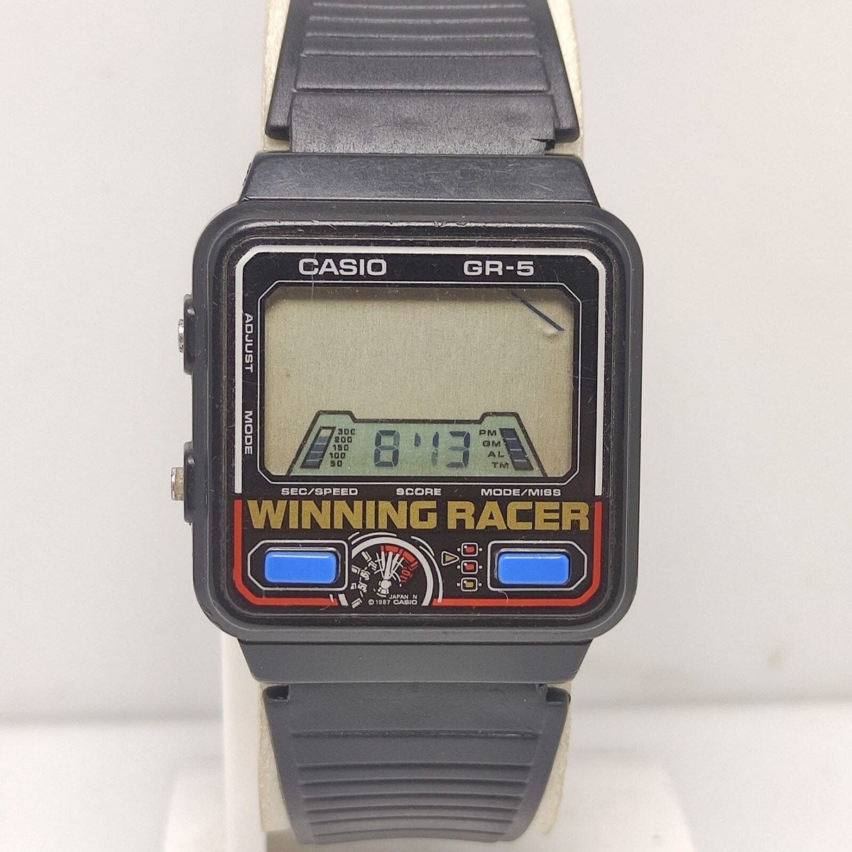 Montre de jeu vintage Casio GR-5 Winning Racer Module 687