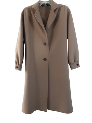 Vtg Salvatore Ferragamo Wool Unlined Lightweight Single Breasted