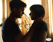 Dakota Johnson Jamie Dornan FSOG Autographed Signed 8x10 Photo ACOA