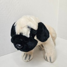 Russ Berrie The Pug Puppy Plush Dog Cram Black Stuffed Animal Toy 4386