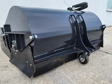 Mini Skid Steer Box Broom Sweeper Attachment 48" Universal! Toro Dingo Boxer