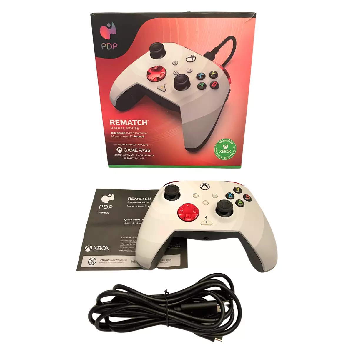 PDP REMATCH Advanced Wired Controller For Xbox Series XS, Xbox One, &  Windows 10/11 PC Radial White 049-023-RW - Best Buy