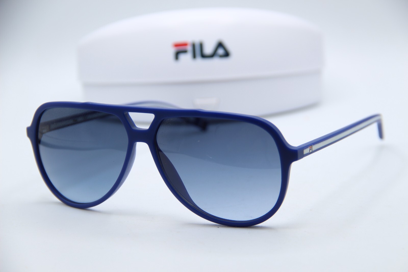 NEW FILA SF 9484 NAV BLUE WHITE GRADIENT AUTHENTIC FRAMES SUNGLASSES 60-12