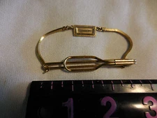 VINTAGE FORSTNER 1/20 12KT GOLD FILLED TIE CLIP WITH CHAIN