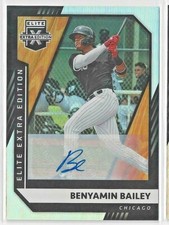 2021 Elite Extra Edition Signatures #169 Benyamin Bailey White Sox