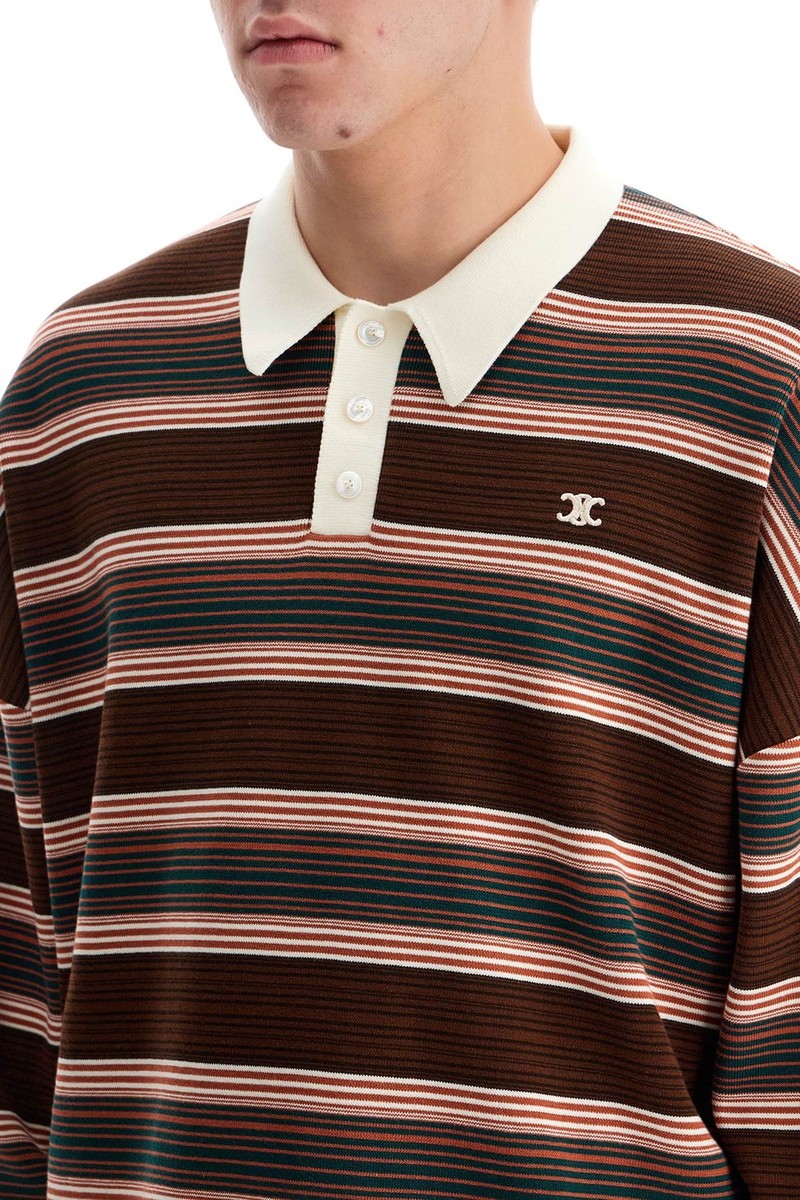 Long sleeve polo shirt in cotton knit CELINE Men Tg. L Long sleeve polo shirt in cotton knit CELINE Men Tg. L