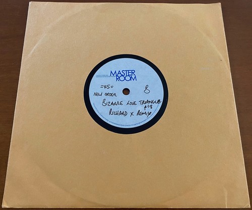 NEW ORDER WFTSC -Bizarre Love Triangle RARE 10" ACETATE SINGLE PROMO Master Room - Picture 8 of 8