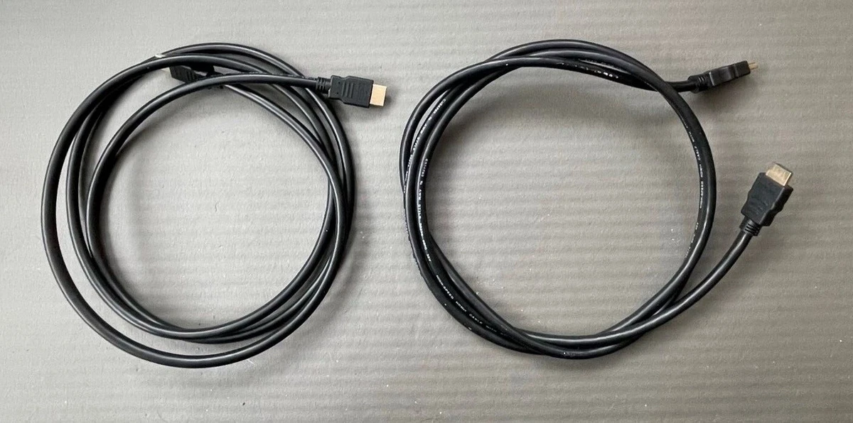 2)6ft High HDMI Cable with Ethernet Gold AWM STYLE 20276 30V VW-1 | eBay