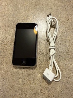 *FOR PARTS / REPAIR AS-IS* Apple iPhone 3GS A1303 MC137LL/A White 16 GB Bundle