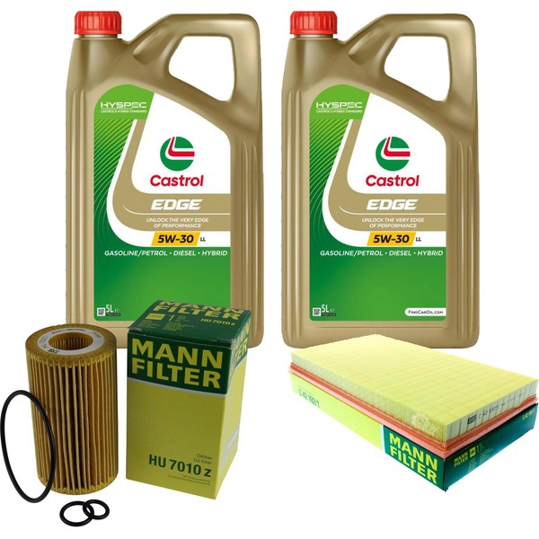 Mann Inspektionspaket 10L Castrol Titanium 5W-30 FüR Mercedes Viano W639 CDI-image