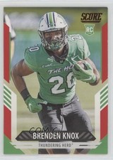 2021 Score Rookies Red Brenden Knox #366 0r6j