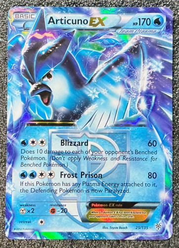 Articuno EX (Team Plasma) - 25/135 Holo - Plasma Storm (PLS)