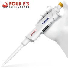 Micro Pipette Professional Single-Channel Pipettor Pipette 0.1-2.0μl,0.5-10μl...
