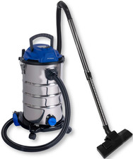 ASPIRAPOLVERE ASPIRA SOLIDI E LIQUIDI ASPIRALIQUIDI INOX 30LT BIDONE ASPIRATUTTO