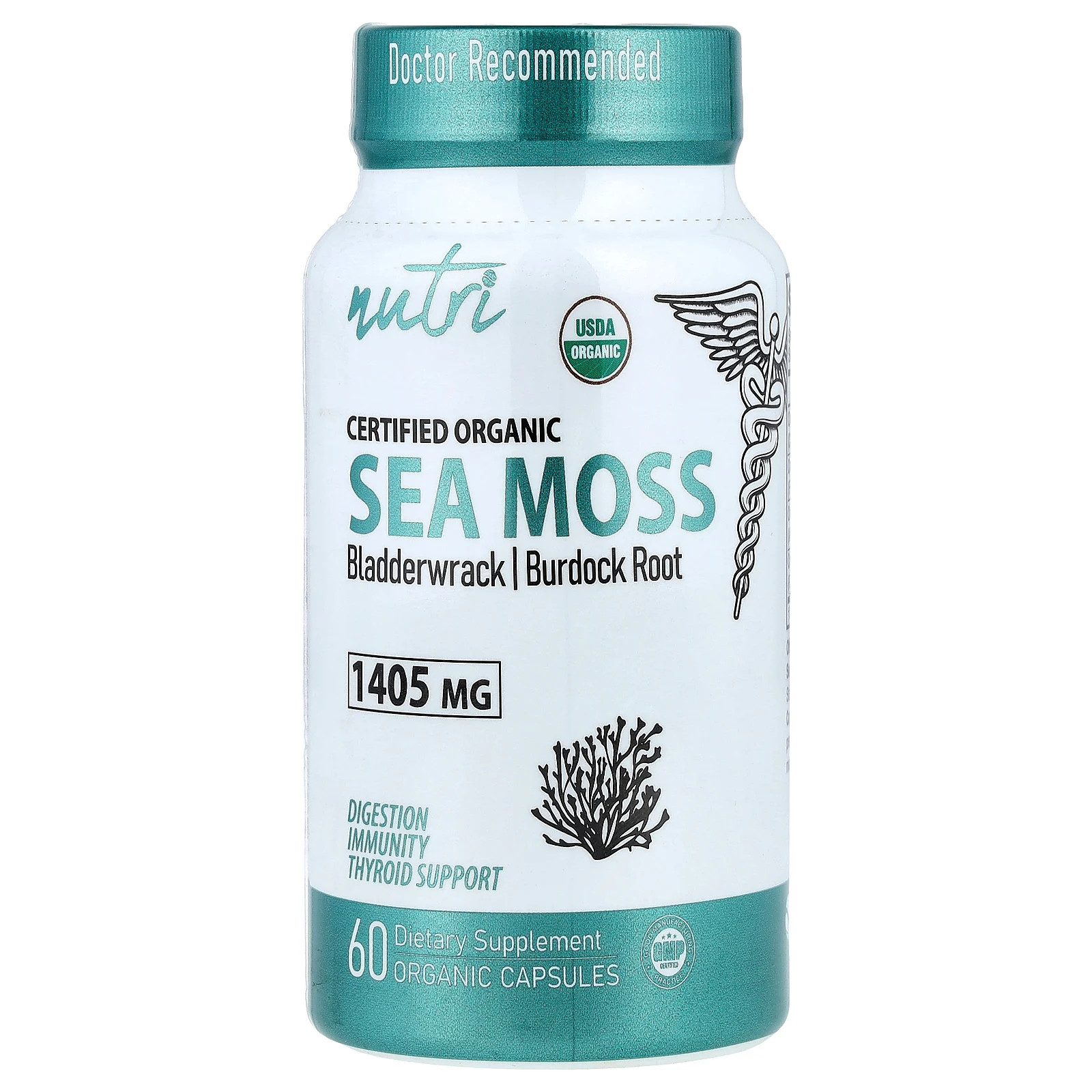 Органический морской мох 60 органических капсул 3690₽