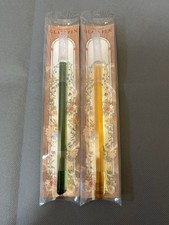 Glass pen green yellow yellow green