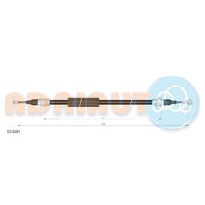 Handbremsseil hinten rechts für Audi A2 8Z0 | 24110956
