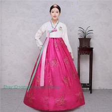 Hanbok Dress Korean Traditional Hanbok National Costumes Womens Hanbok Size S-XL