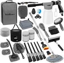 Car Wash Detailing Kit with Foam Gun, Car Cleaning Kit Set,Car Wash Brush with