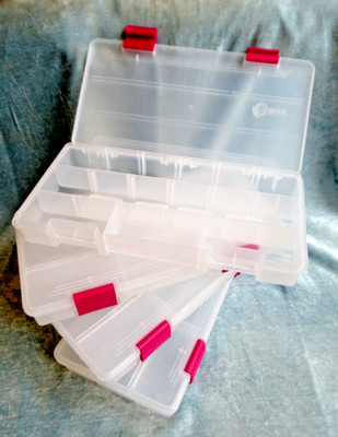 4 x Creative Options Clipschloss Aufbewahrungsboxen Modell 3500 BN