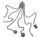 George III Cut Steel Sewing Chatelaine with Various Tools Antique c1820s