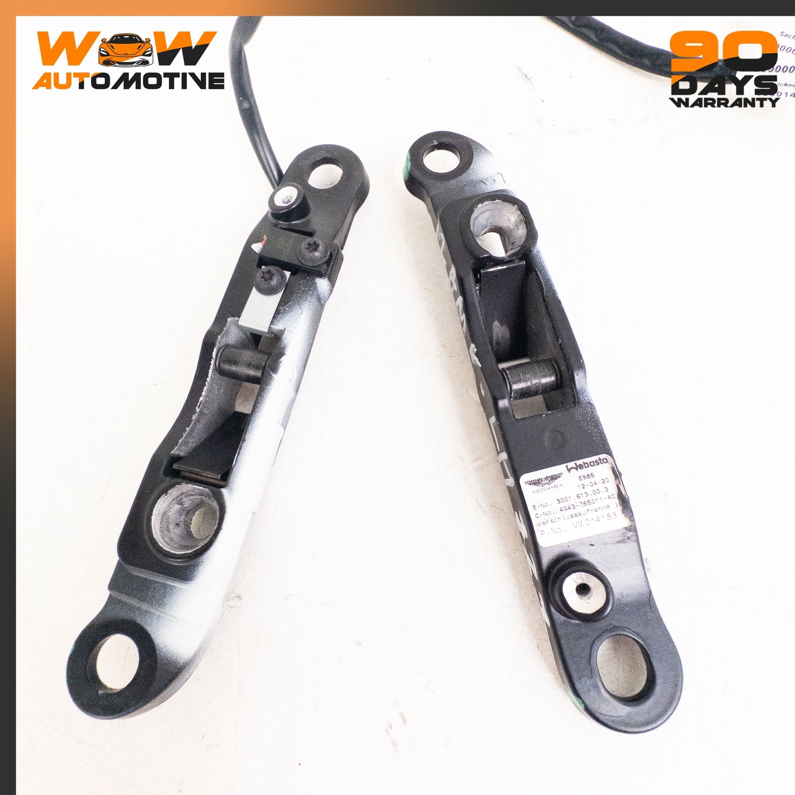 05-24 ASTON MARTIN V8 S VANTAGE DB9 RIGHT LEFT STRIKER HEADER LATCH LOCK SET OEM