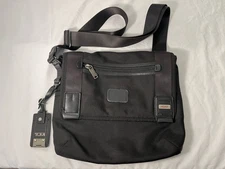 TUMI Alpha Bravo Beale Shoulder Crossbody Satchel Bag FLAP EUC