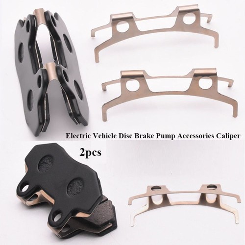 2pcs Silver Color Caliper Spring Electric Vehicle Accessories
