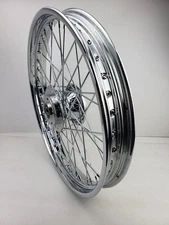 Drag Specialties For 00-06 Softail Dual Flange Laced Front Wheel 21x2.15 Chrome