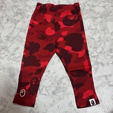 A BATHING APE camouflage pants baby