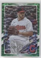 2021 Topps Update Green Foil 398/499 Aaron Civale #US113 0v0m