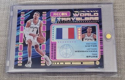 Victor Wembanyama Rookie World Travelers /75 Panini Recon 2023/2024 - NBA