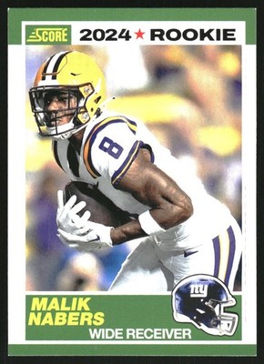 2024 Score 35th Anniversary Rookie #5 Malik Nabers RC Rookie Card