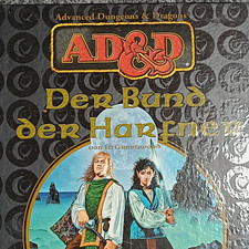 TSR AD&D Regelwerk Der Bund der Harfner Buch von Ed Greenwood, mehrfarbig