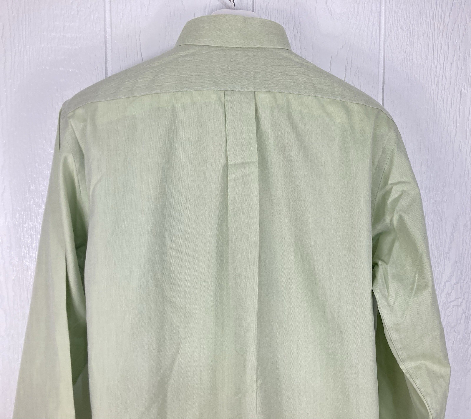 Brooks Brothers 346 Button Down Dress Shirt Non Iron Size 15 1/2 Off Green Color thumbnail 8