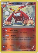 Darmanitan - 25/114 - Pokemon Black and White Reverse Holo Card NM