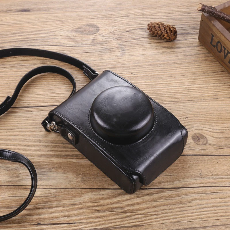 For Leica C- LUX D-LUX7typ109 Leather Case D-LUX6 Panasonic Lx100m2lx5/3 Camera - Image 4 of 4