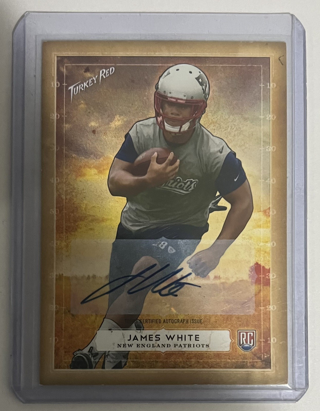 James White Topps Turkey Red #29 Autograph
