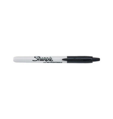 2 bis 48x Sharpie Permanent-Marker RT, Rundspitze, schwarz - SPARE BIS ZU 64%