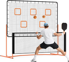 Pickleball Rebounder Net for Solo or Doubles Practice - 6x6 FT, Indoor/Outdoor