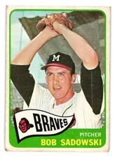 1965 Topps - #156 Bob Sadowski