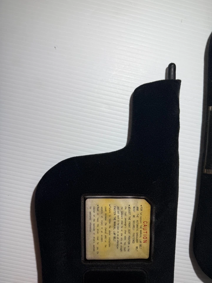 1983-1987 MITSUBISHI STARION CHRYSLER CONQUEST OEM JUEGO DE PARASOL NEGRO Foto 4 de 4