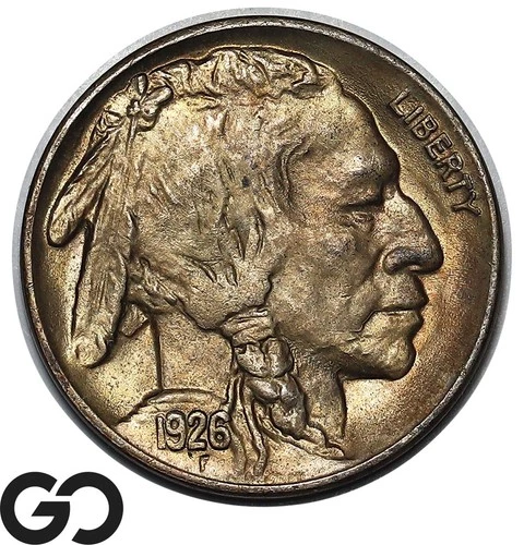 1926 Buffalo Nickel, Solid Gem BU++