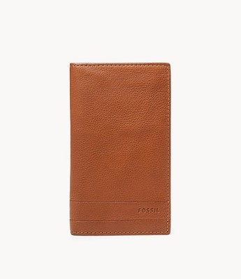 Portafoglio Uomo FOSSIL LUFKIN SML1398210 Pelle Marrone