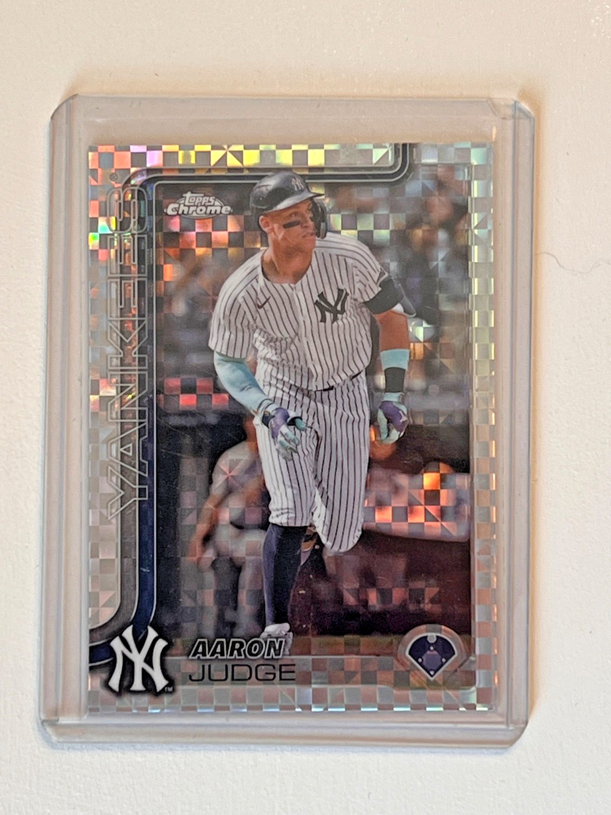 2025 Topps Chrome Aaron Judge X-Fractor Yankees #99